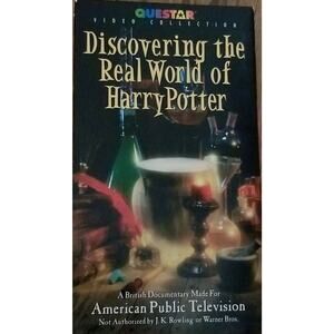 Discovering The Real World of Harry Potter VHS Questar Documentary